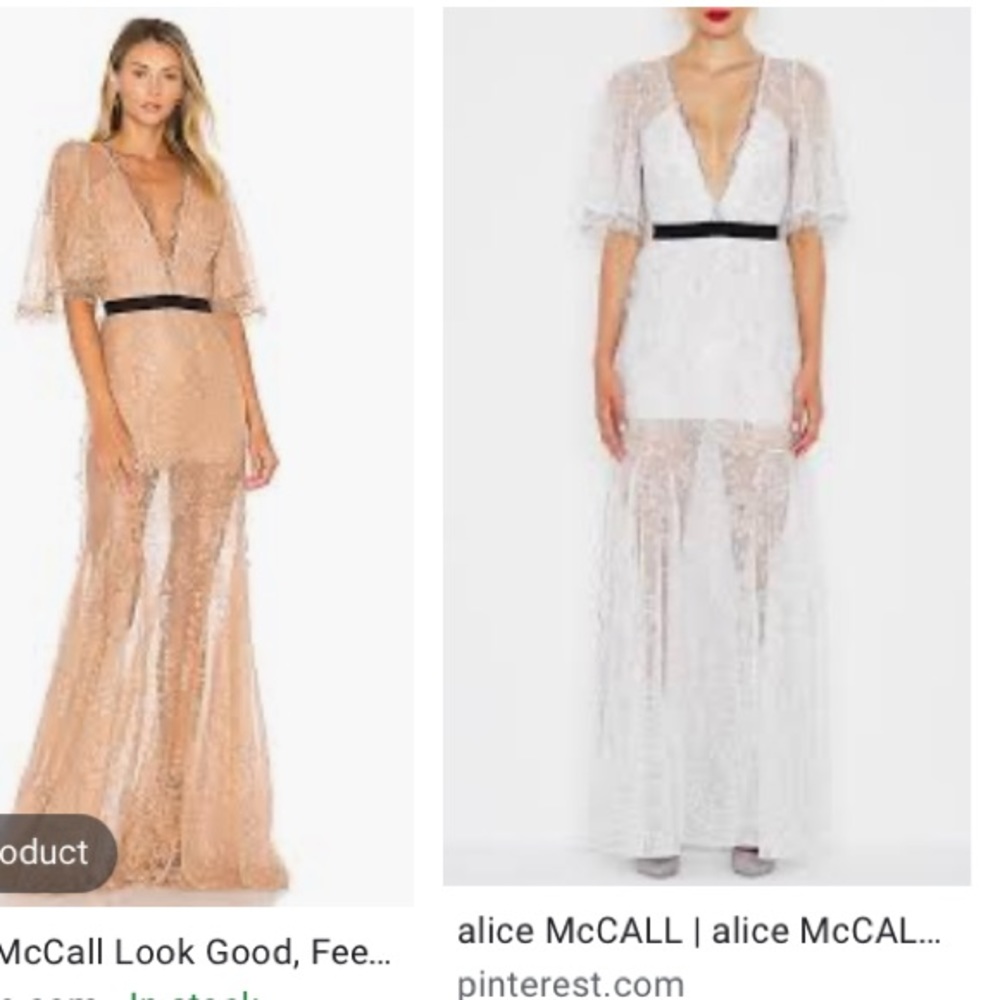 Alice McCall Look Good Feel Good Gown White